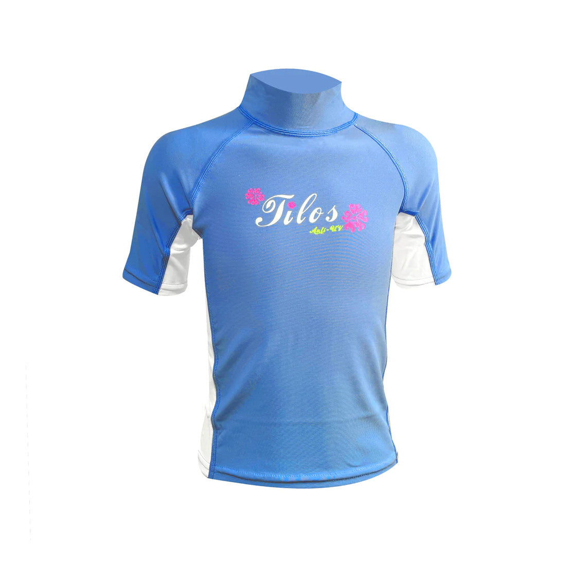 Tilos Kids Short Sleeve Rash Guard UV Protection, Surfing, Swimming