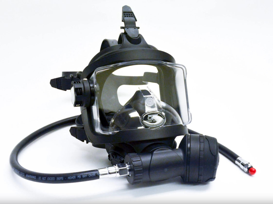 OTS Guardian Full Face Mask Includes ABV-1 LP Hose and Mask Bag
