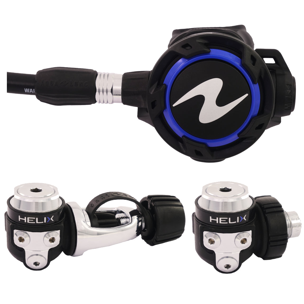 Aqua Lung Helix Regulator 1st and 2nd Stages House of Scuba