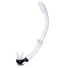 Tusa Platina II Snorkel with HyperDry and Crystal Silicone Flex Neck and High-FLow Purge