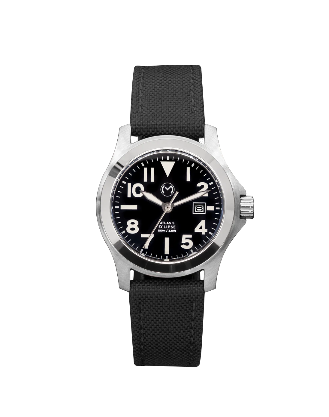 Momentum Atlas Eclipse Solar Steel 32mm Field Watch