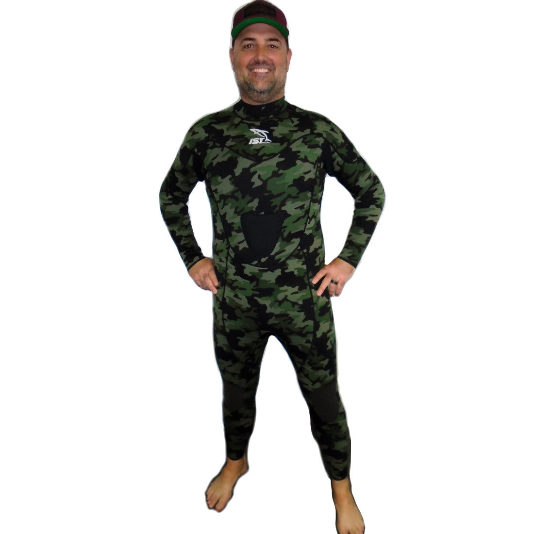 IST 3mm Camouflage Freediving Wetsuit