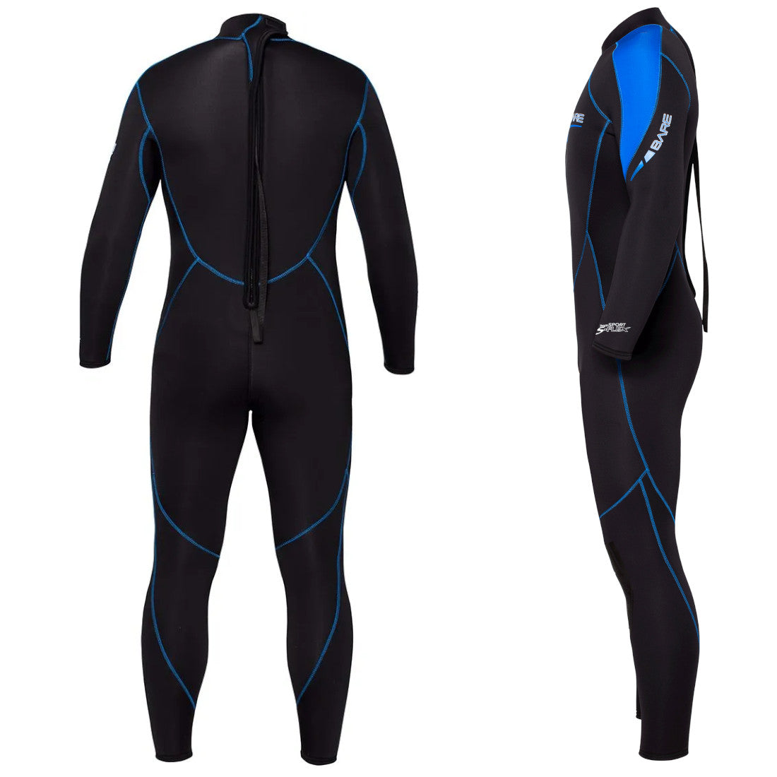 Bare 7mm Sport S-Flex Full Stretch Neoprene Men's Scuba Diving Wetsuit
