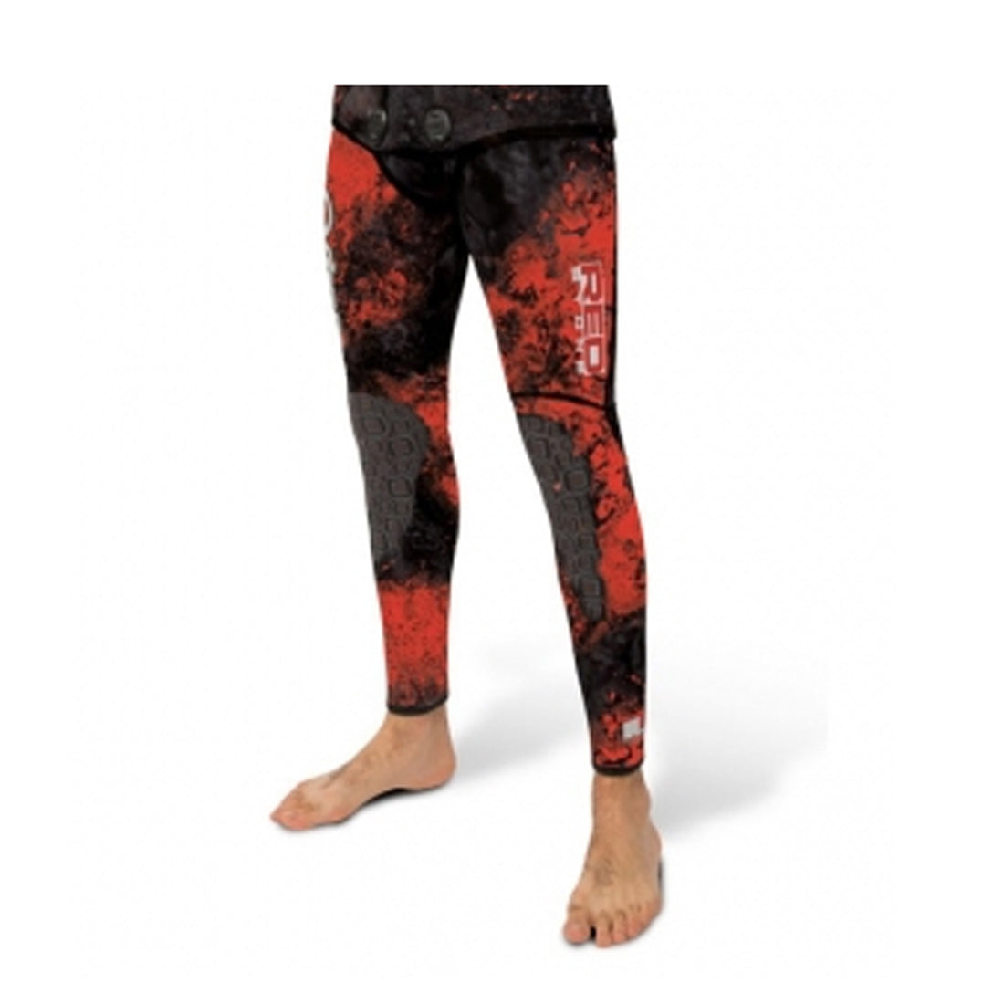 OMER 5mm Red Stone Freediving Wetsuit Pieces
