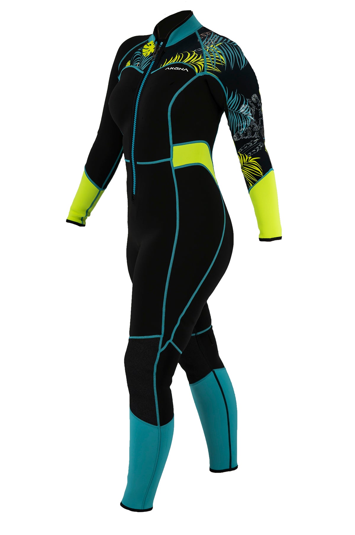 Akona 3/2mm Womens Tropic Front Zip Full Wetsuit