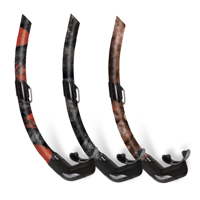 Omer Zoom Camouflage Stone Open Bore Snorkel