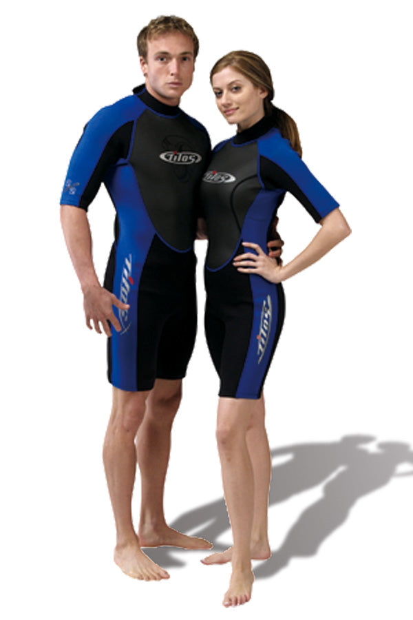 Tilos 2mm Mens Shorty for Diving, Surfing, Snorkeling, Water Sports