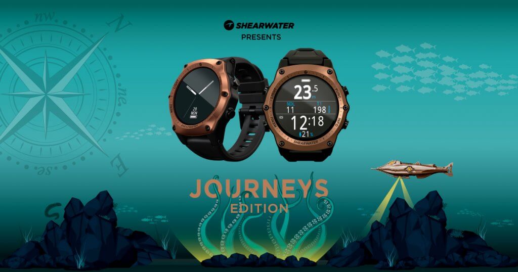 Shearwater Research Journeys Edition Teric Wrist Scuba Dive Computer
