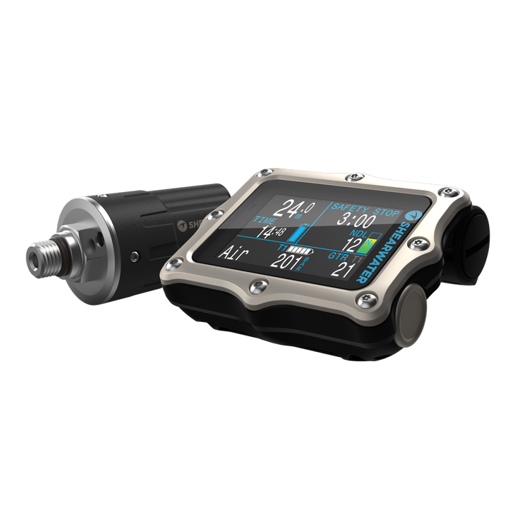 Shearwater Perdix 2 TI Titanium Bezel OC/CC Trimix Computer And Swift Transmitter