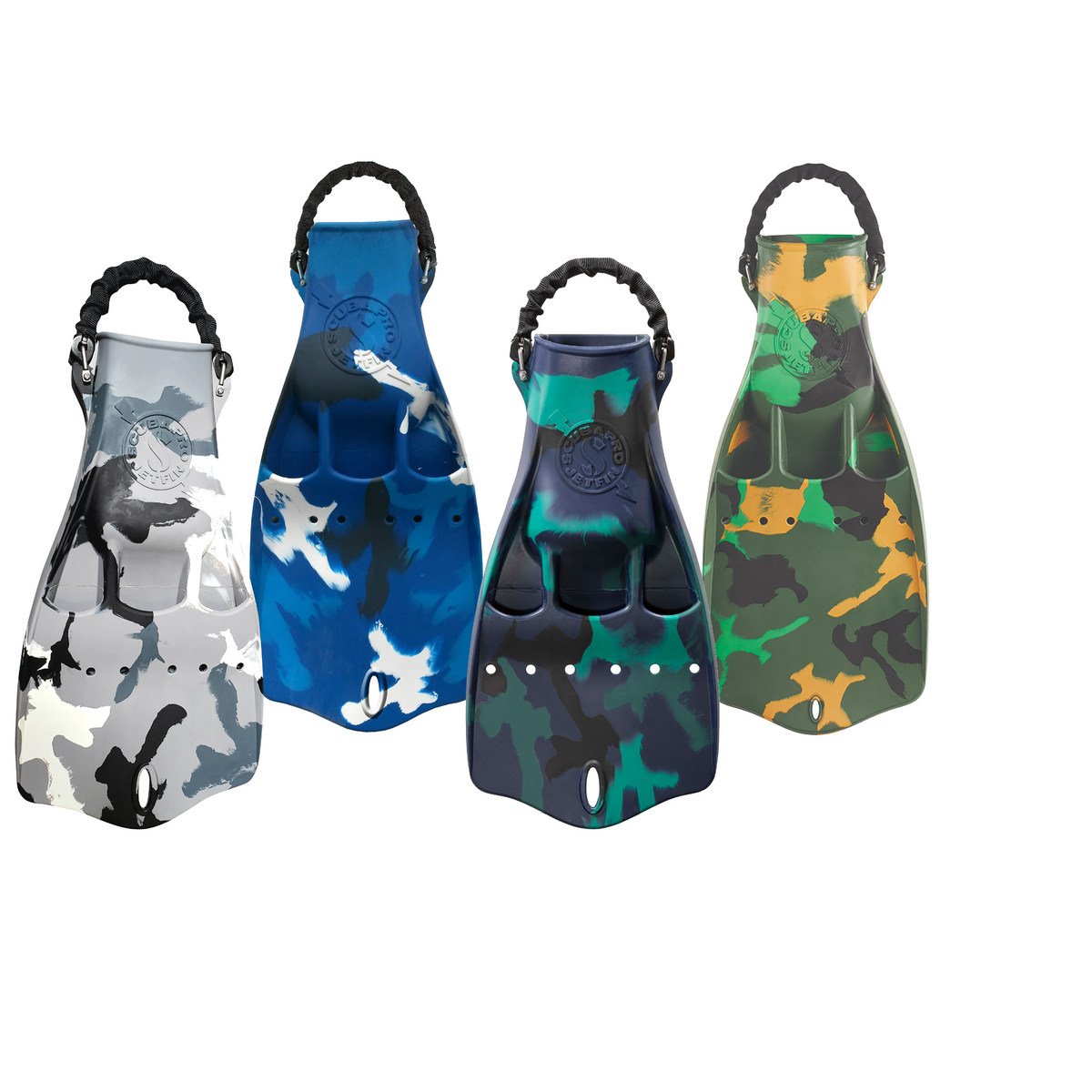 Scubapro CAMO Jet w/Spring Heel Strap Scuba Diving Fins – House of 