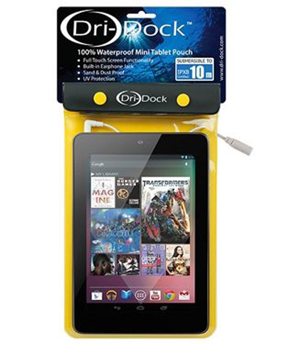 Dri-Dock 100% Waterproof Dry Mini Tablet Pouch Touch Screen Compatible