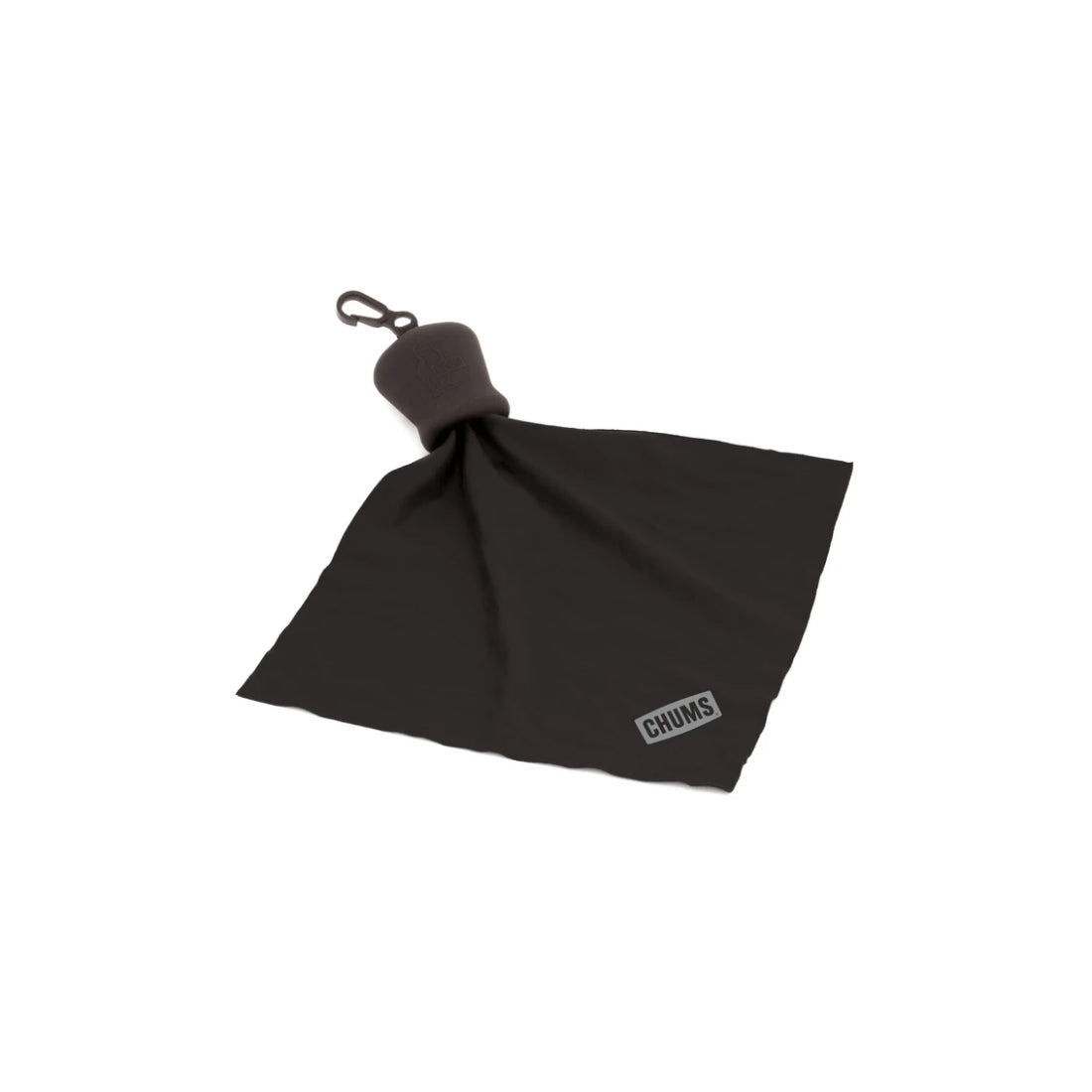 Chums Pouch Microfiber Sunglass Lens Cloth with Silicone Cover and Clip
