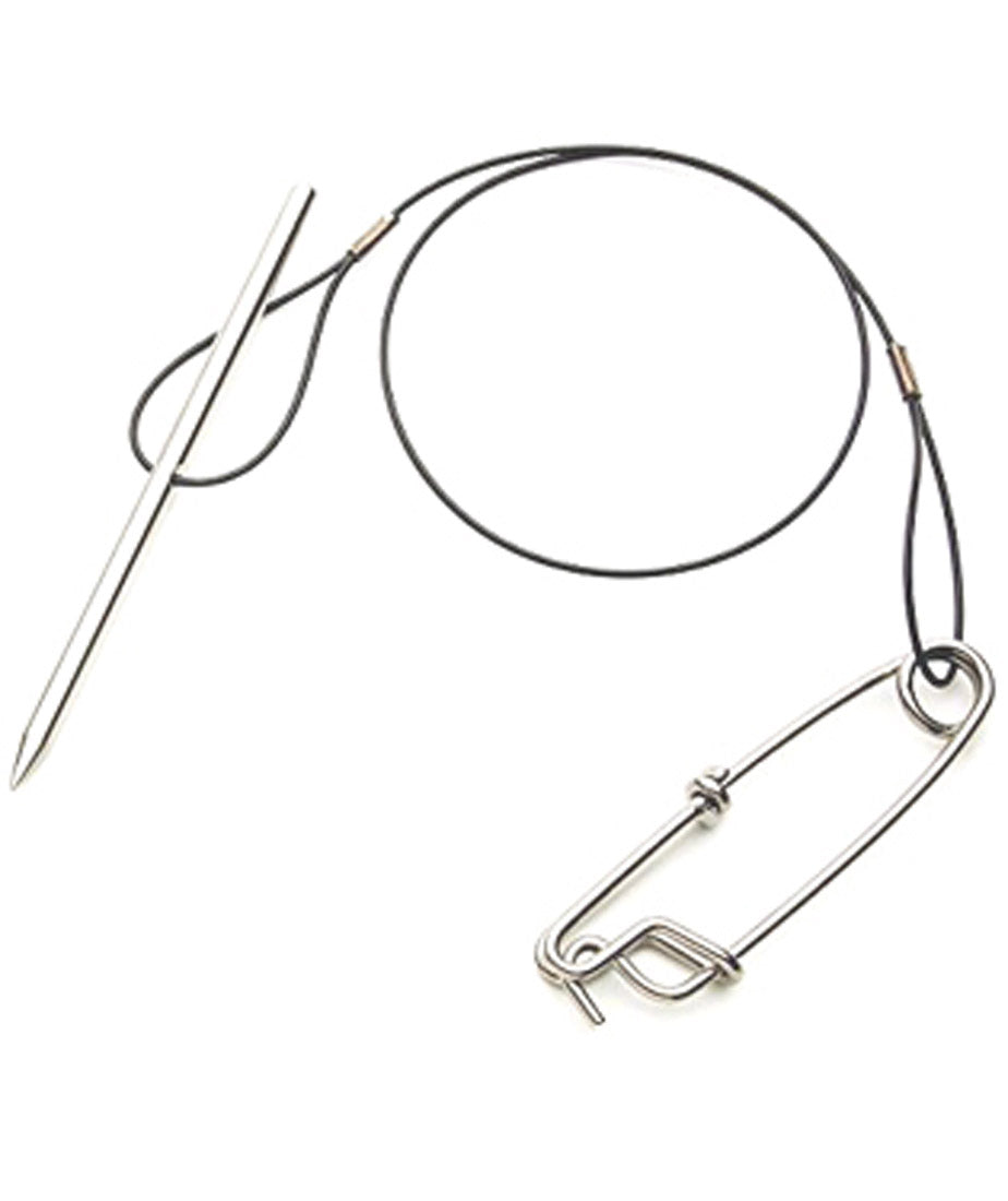Spearfishing Fish Stringer with Stainless Steel Squeeze Open Quick Clip
