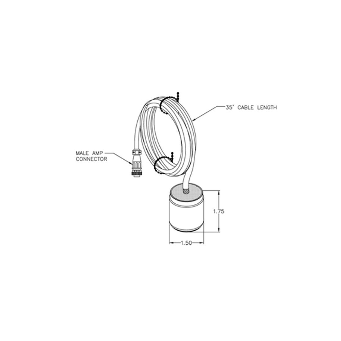 OTS Transducer Assembly Cable for SP100D & STX-101