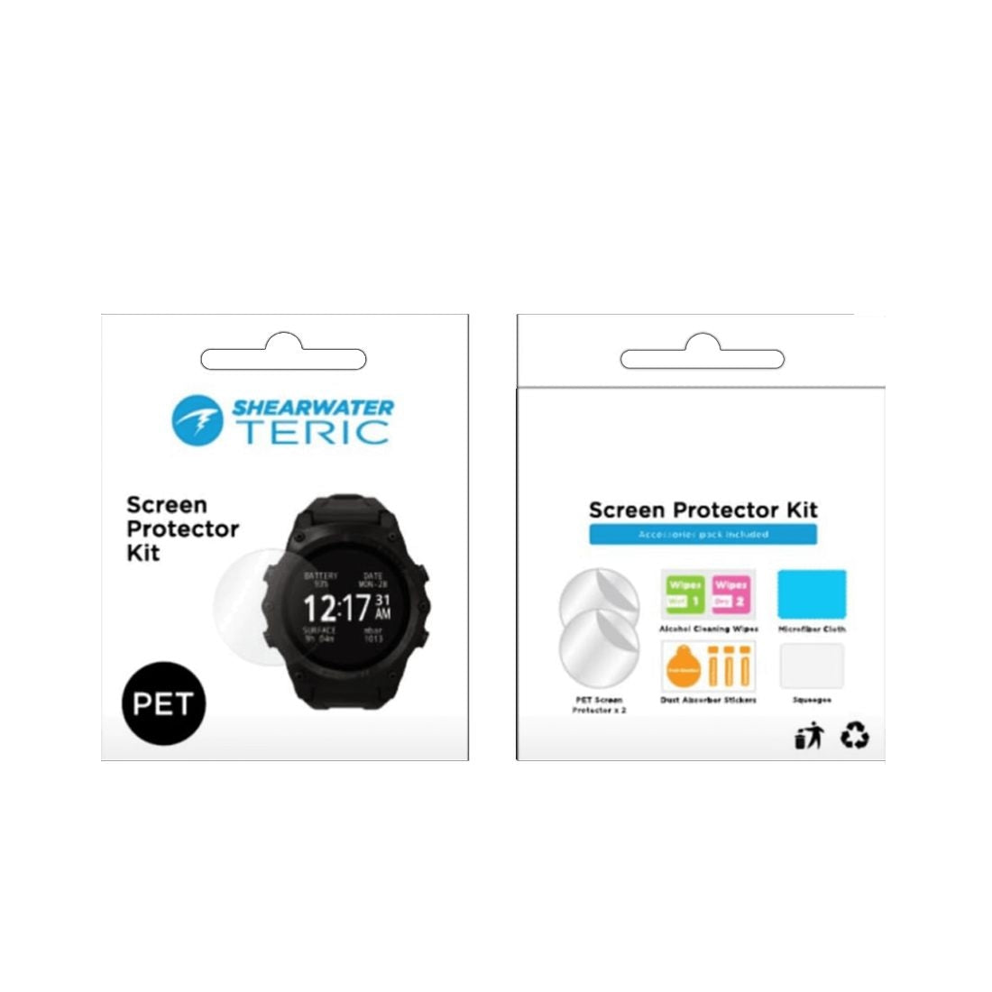 Shearwater Teric PET Screen Protector Kit