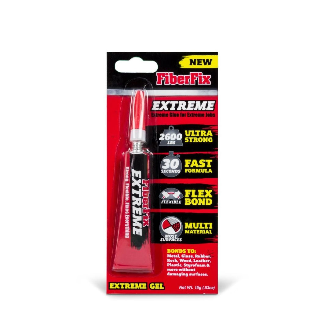 Spearpro Fin Glue FiberFix Extreme Gel - Extreme Super Glue For Scuba Diving Fins
