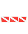 3 Piece Dive Flag Sticker for Your Car, Boat, or Home