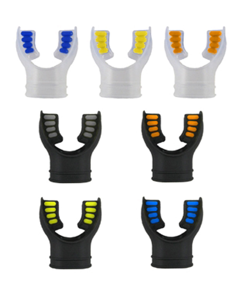Silicone Mouthpiece w/ Color Tab Replacement Scuba Regulator Comfort Fit Mouth Piece
