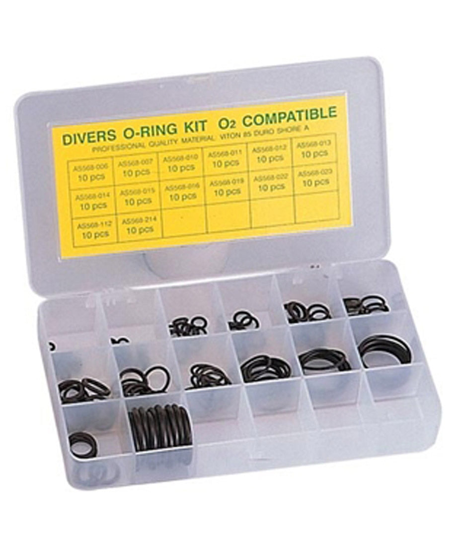 Viton Nitrox Compatible Divers O-ring Kit for Frequent Scuba Divers or Instructors
