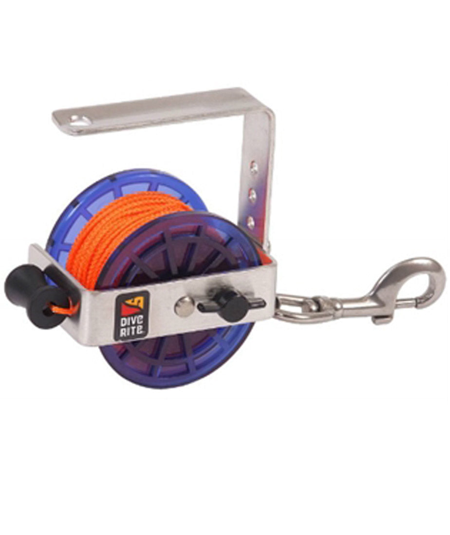 Dive Rite Cavern/Safety Reel 140ft #24 Line with Medium Stainless Steel Bolt Snap