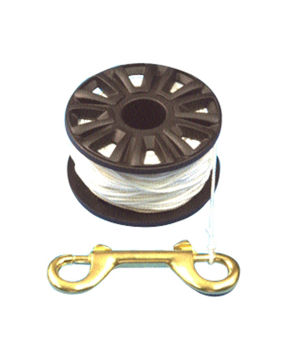Trident DF44 75', 100' or 150' Scuba Diving Reel with Double Ended Bolt Snap