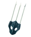 OMER Black Nylon Multi-Prong Steel Point Available in 3, 4 and 5 Point Prong