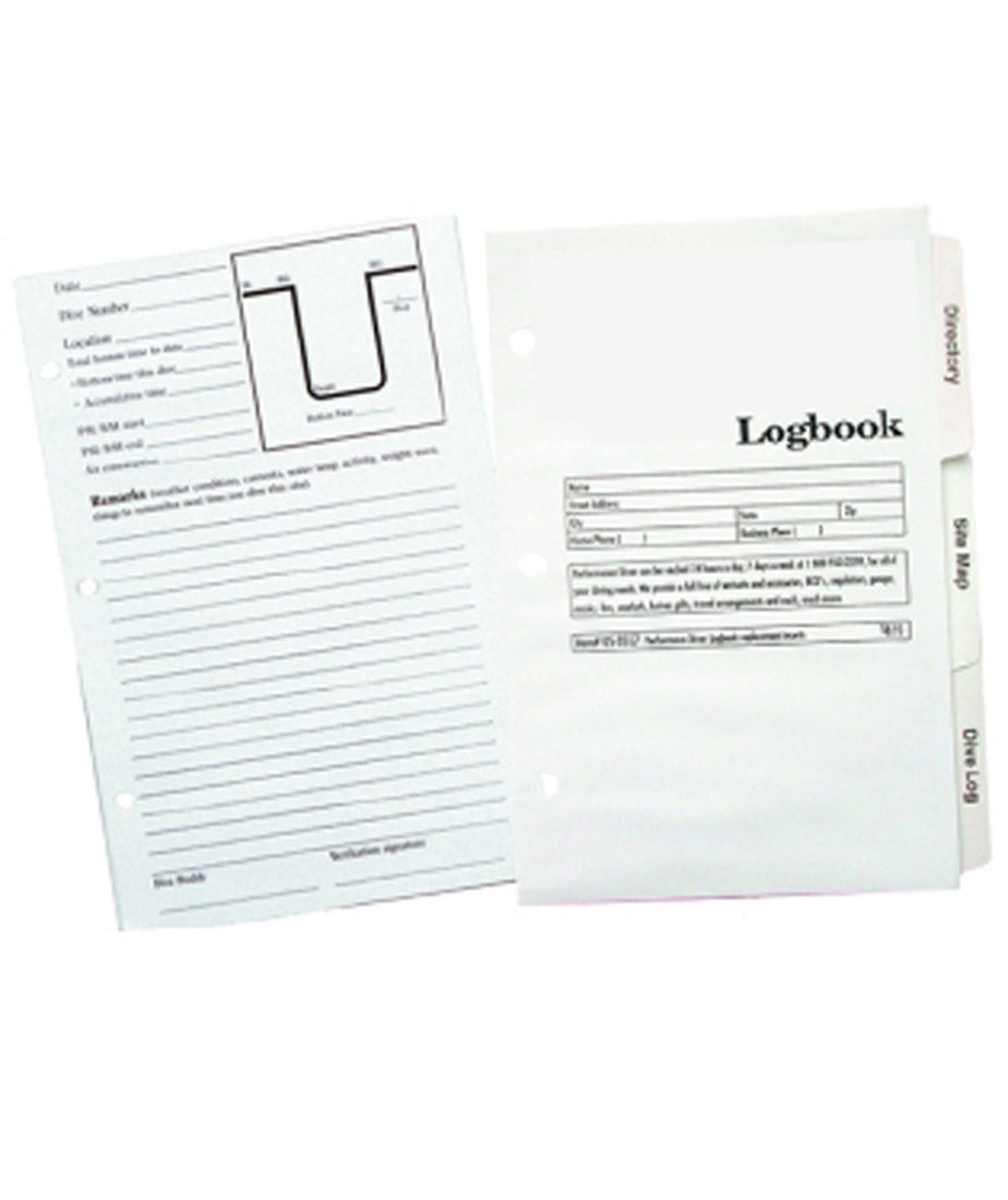 Innovative Scuba Concepts 3ring Tabbed Dive Log Insert Refills House