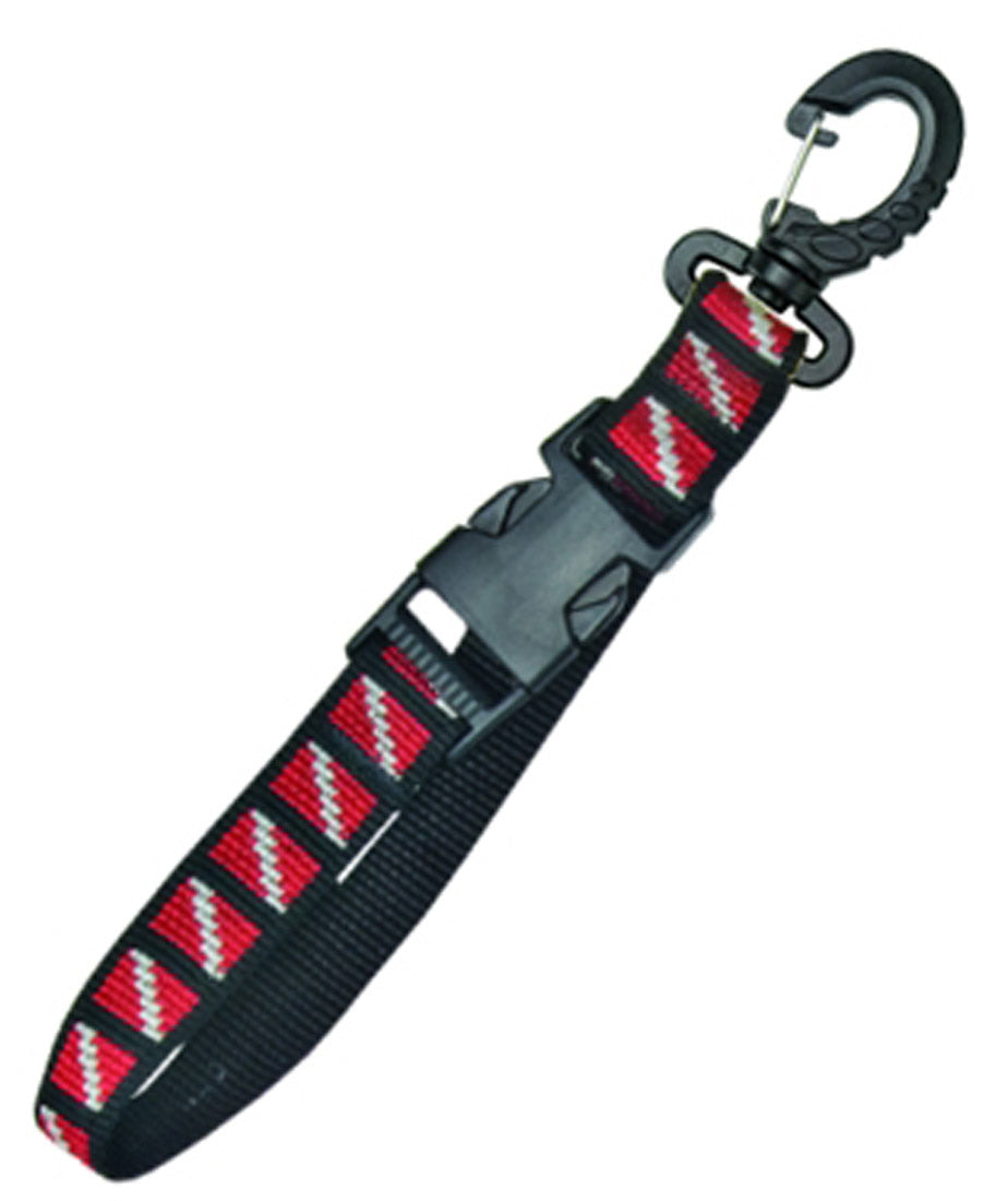Innovative Scuba Single Fin Holder with Wire Gate Swivel Clip Keeper