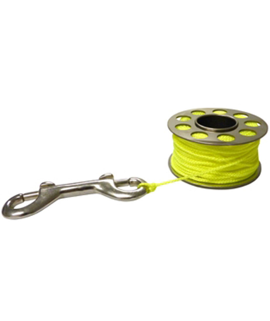 Trident Stainless Steel Scuba Finger Reel with Stainless Clip 3 Sizes