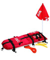 OMER Atoll Float Reinforced Nylon Covered Dive Signal Marker Buoy SMB with Flag, Line and Linewinder