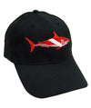 Scuba Diving Hat / Ball Cap with Shark Dive Flag Logo