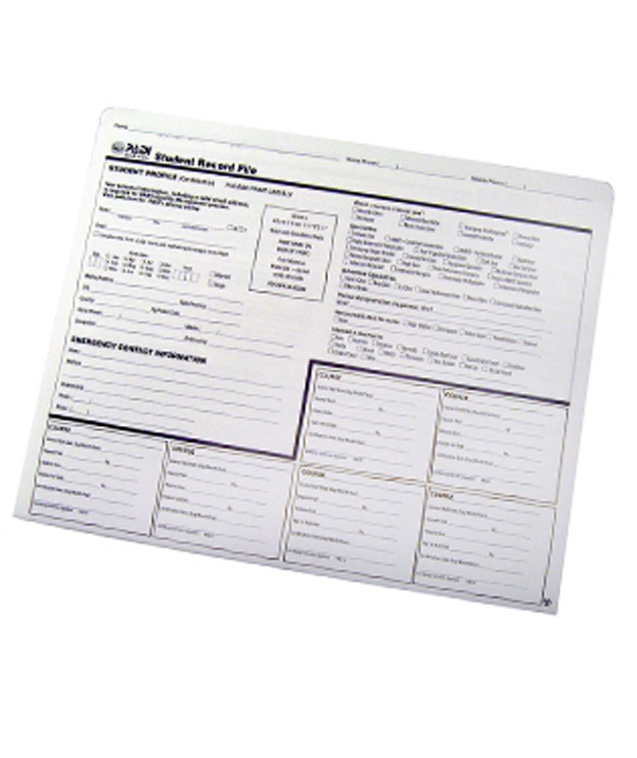 PADI Student Record File Folder