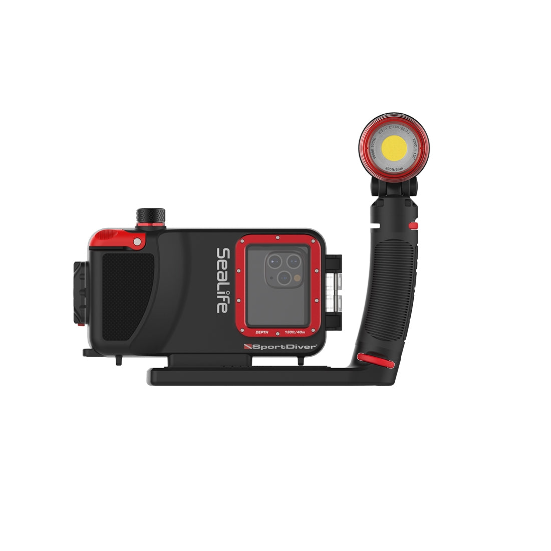 Sealife SportDiver Pro 2500 Set Underwater Housing for iPhone & Sea Dragon 2500 Viedo Light
