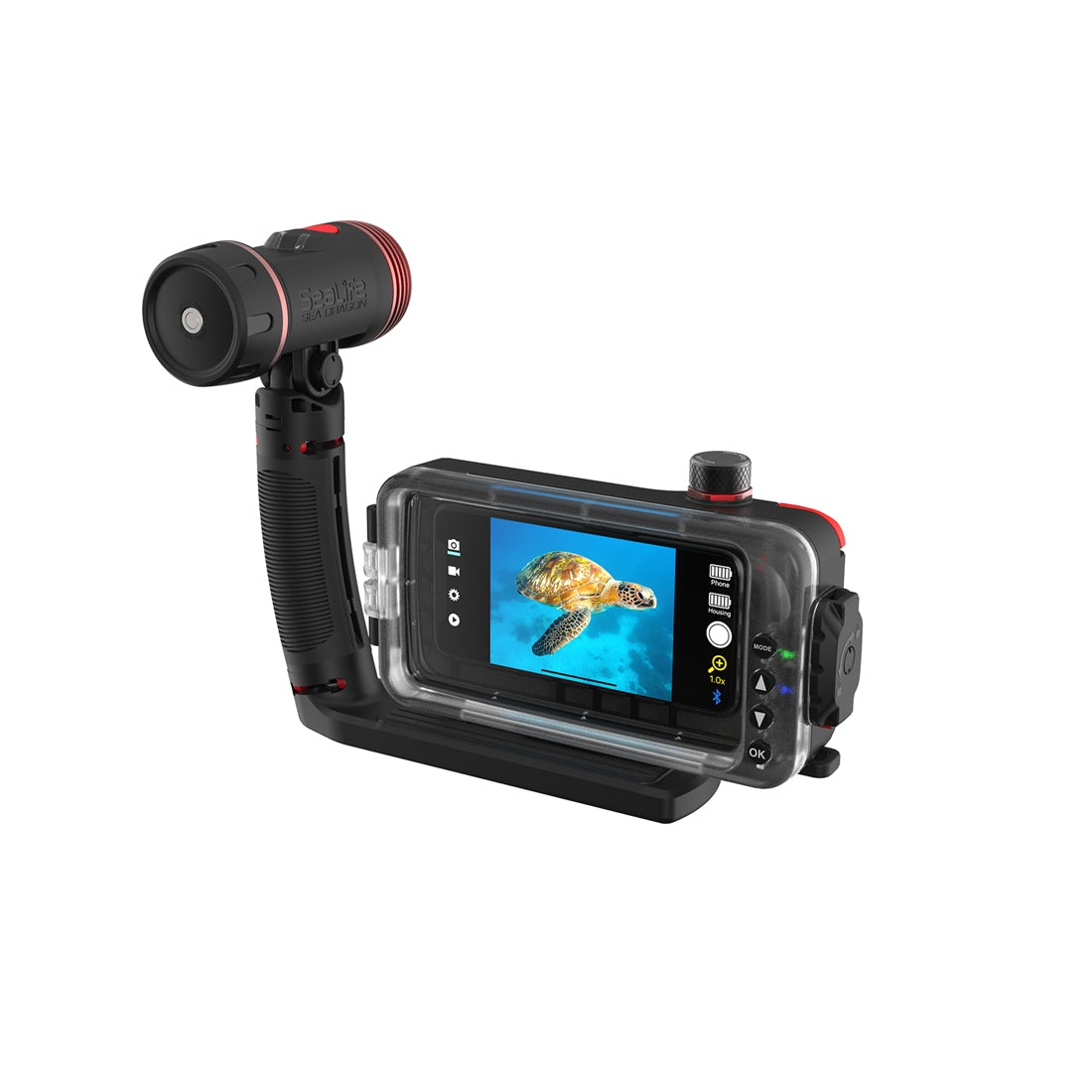 Sealife SportDiver Pro 2500 Set Underwater Housing for iPhone & Sea Dragon 2500 Viedo Light