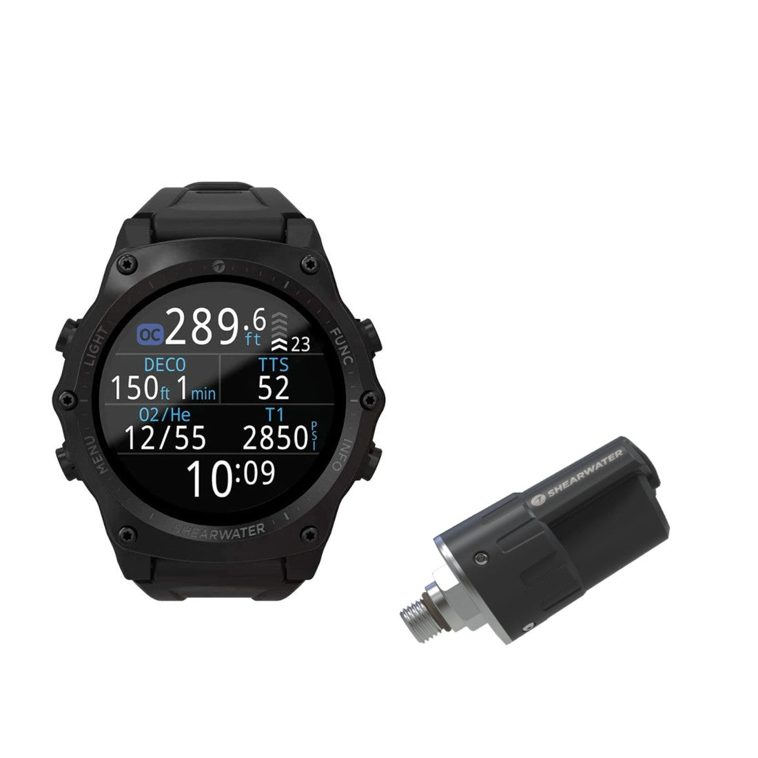 Shearwater Research Teric Wrist Scuba Dive Computer With Swift Transmitter