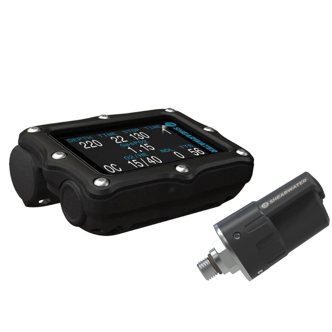 Shearwater Perdix 2 TI Titanium Bezel OC/CC Trimix Computer And Swift Transmitter