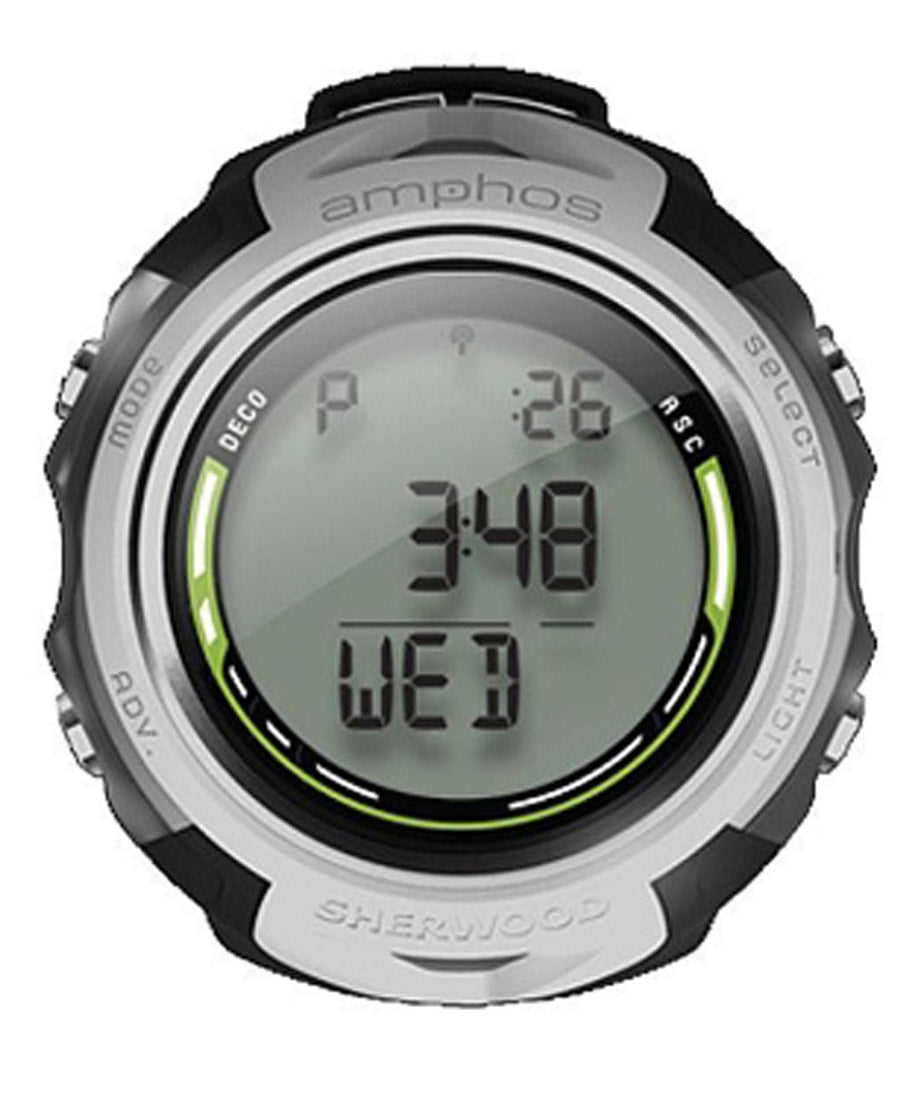Sherwood Amphos Wrist Scuba Diving Computer Two Gas Nitrox Compatible