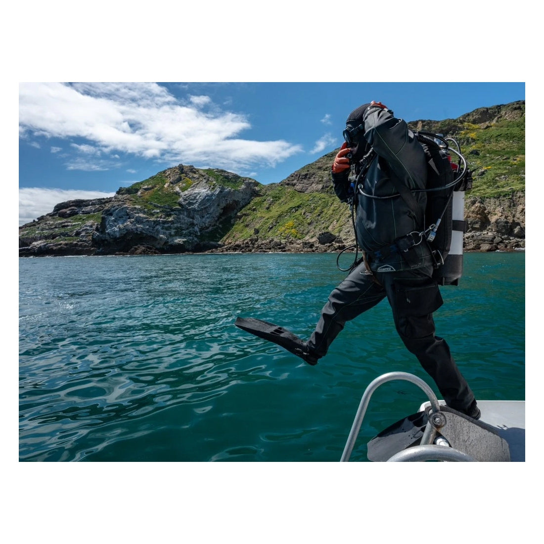 >DUI Cortex Women's Front-Entry Scuba Diving Drysuit - Black
