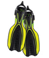 Oceanic Manta Ray Open Heel Scuba Diving Fins with Spring Straps