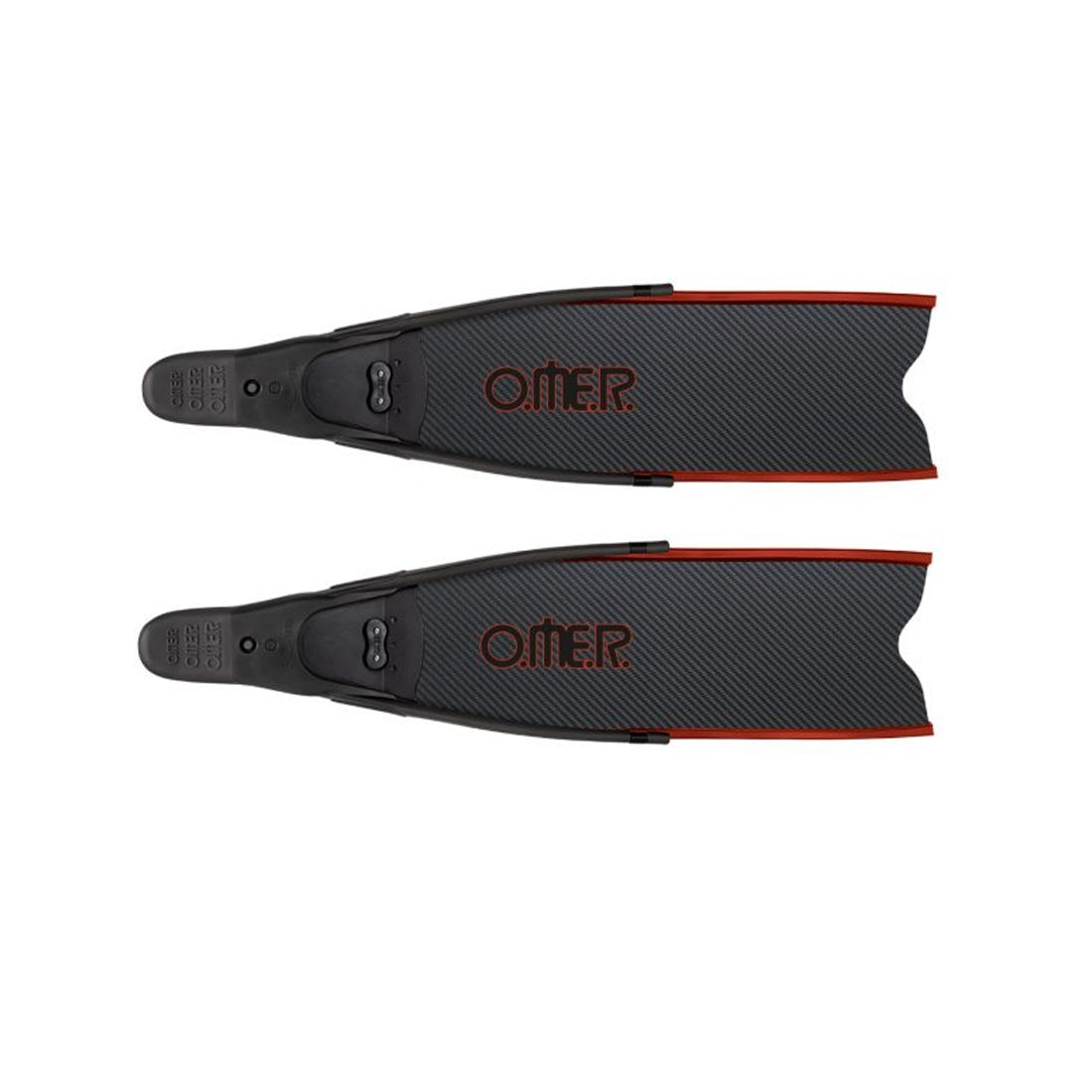 Omer Stingray Dual Carbon Freediving, Spearfishing Fins PAIR