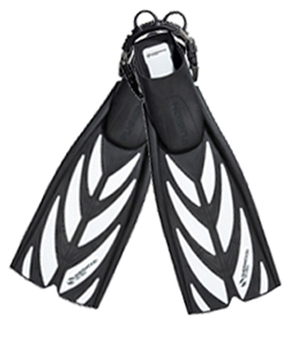 Sherwood Fusion Scuba Diving Open Heel Fin w/ Spring Strap