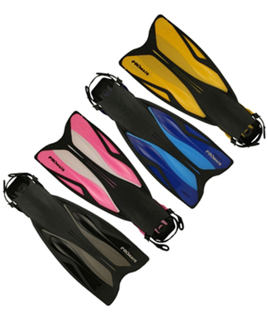 Promate Force Lightweight Open Heel Adjustable Snorkeling Fins