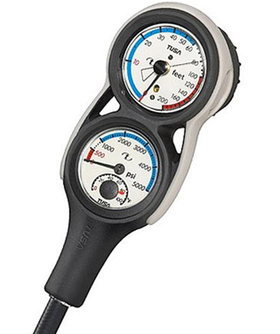 Tusa Platina Analog 3 Gauge Console SCA-360 with Depth, High-Pressure Gauge and Compass