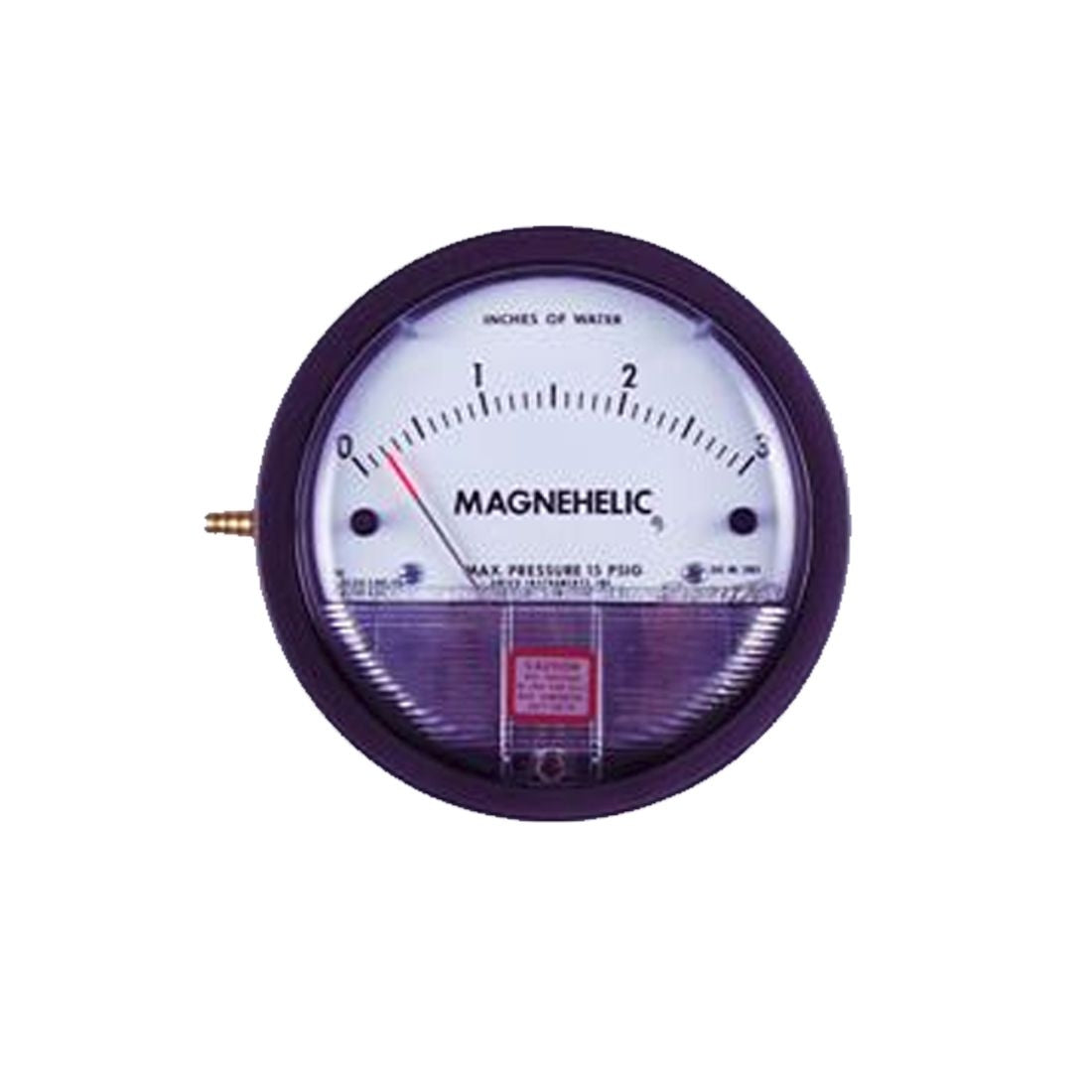 Scuba Tools 0-3 Magnehelic Gauge & Mouthpiece Adapter Assy