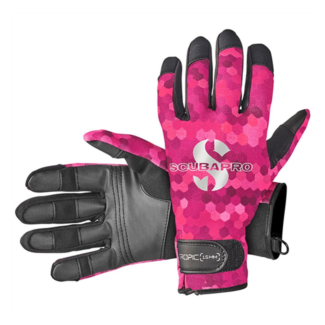 ScubaPro Tropic 1.5mm Dive Glove Neoprene Back w/Amara Palm