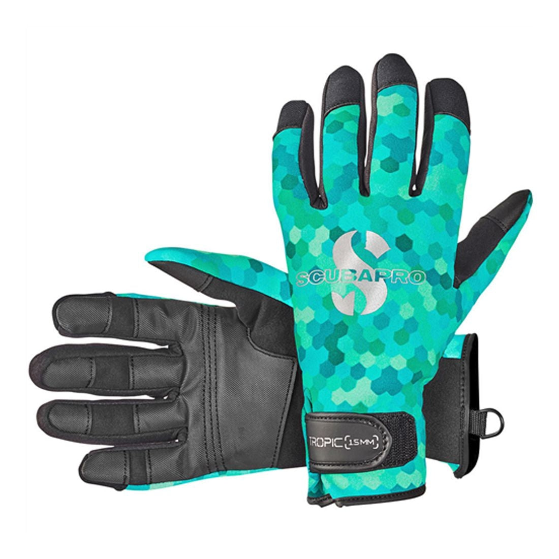 ScubaPro Tropic 1.5mm Dive Glove Neoprene Back w/Amara Palm