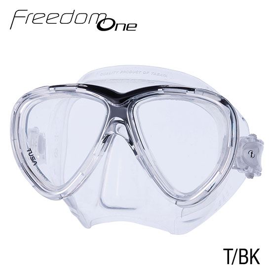Tusa Freedom One 2-Window Low Volume Scuba Diving Mask