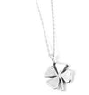 Four Leaf Clover Necklace Sterling Silver Lucky Charm Good Luck Jewelry