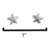 Starfish Ear Studs Sterling Silver Tiny Star Fish Post Earrings Nautical Nature Ocean Theme Jewelry
