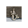 Mermaid with Star Sterling Silver Pendant Charm Necklace Ocean Fantasy Jewelry